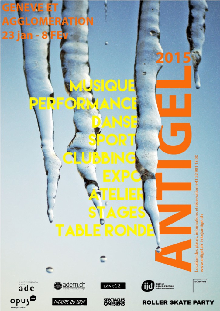 Affiche du festival Antigel